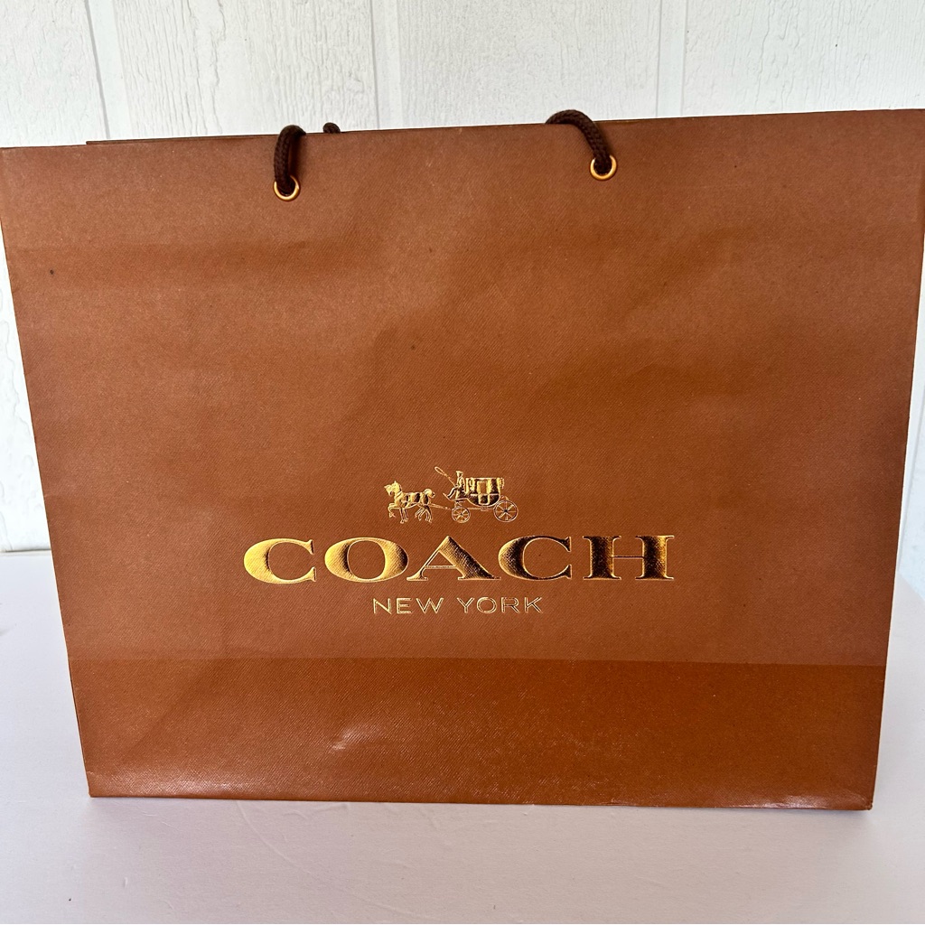 Coach Large Shopping Tote Bag Heavyweight Paper